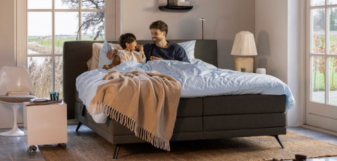 Foto : Boxspring Fier van Avek. Beleef de nacht in stijl!