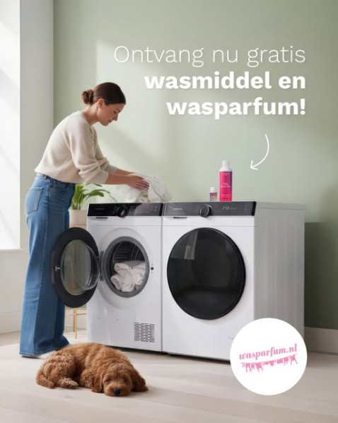Foto : Frisse start voor je was – gratis waspakket!
