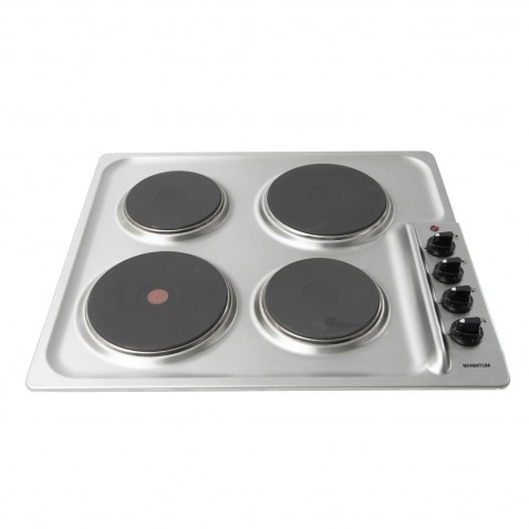 Foto : Inbouw elektrische kookplaat IKE6010RVS van Inventum