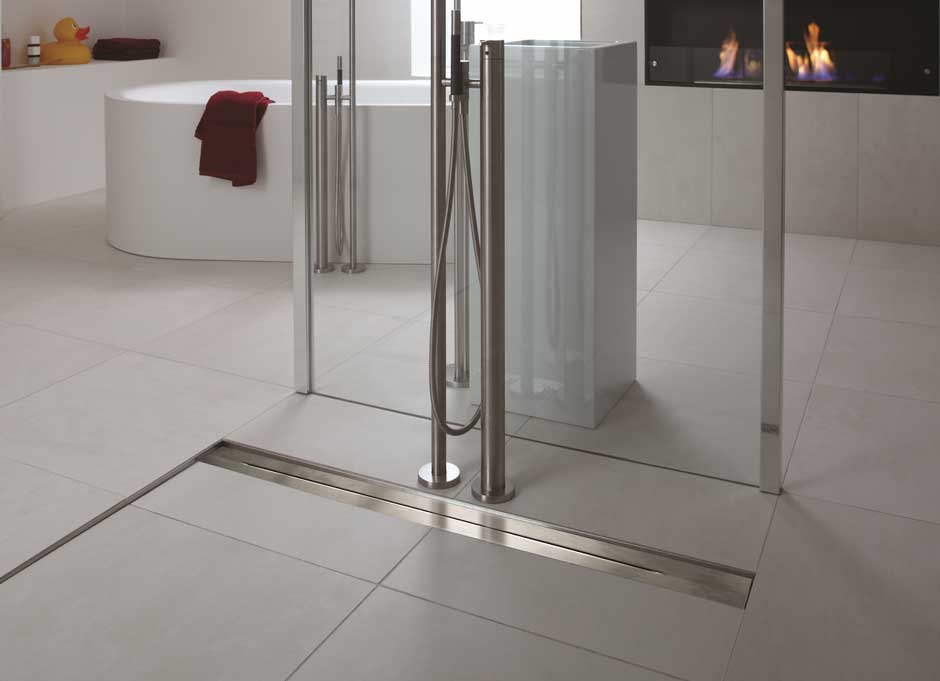 Foto: ACO ShowerDrain WTW ingebouwd liggend