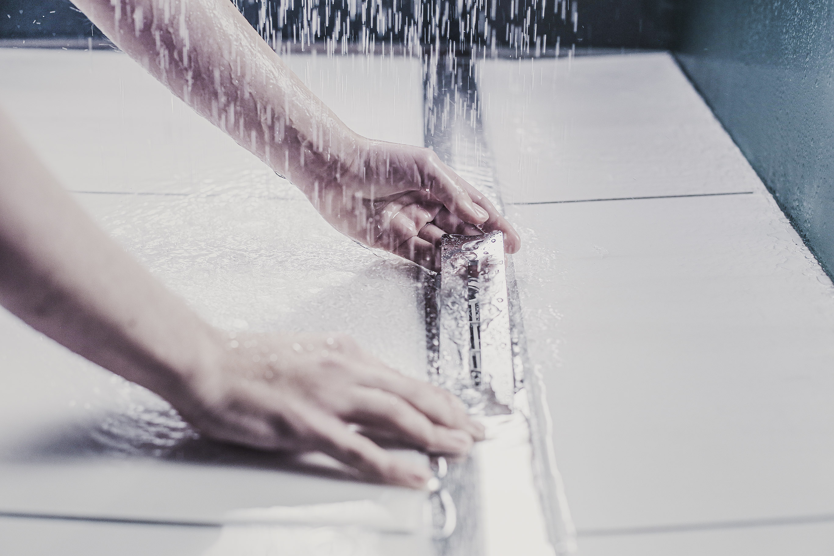 Foto: ACO ShowerDrain S  douchegoot met sleufrooster   tip en flip reiniging  4 