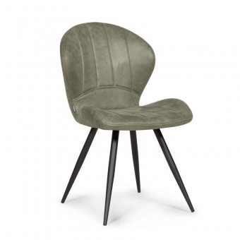 Foto: eetkamerstoel xander magic stof olijf softyl