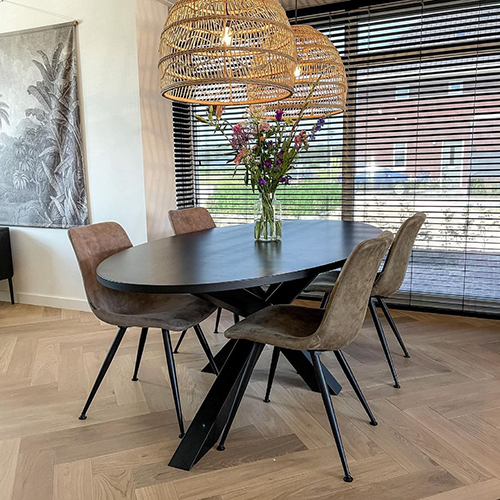 Foto: Visgraat 14 x 70 cm eiken Zonder noesten