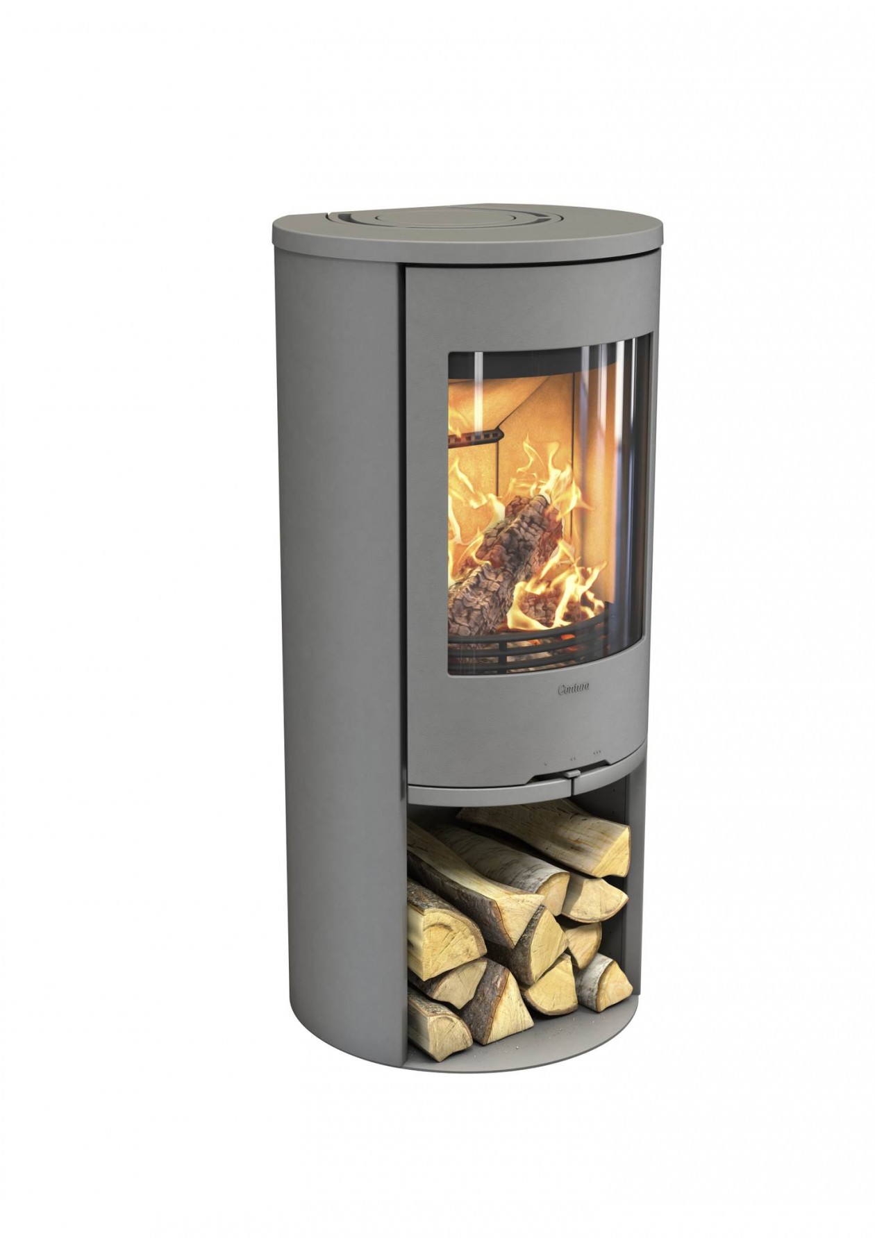 Foto: w3 contura 510 gietijzeren deur grijs