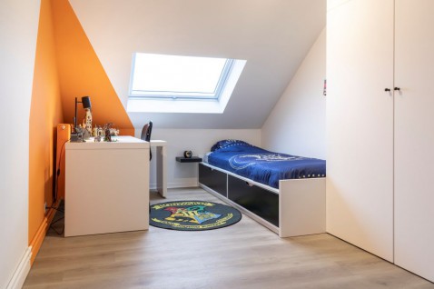 Foto : COREtec® Floors Naturals Meadow in een slaapkamer