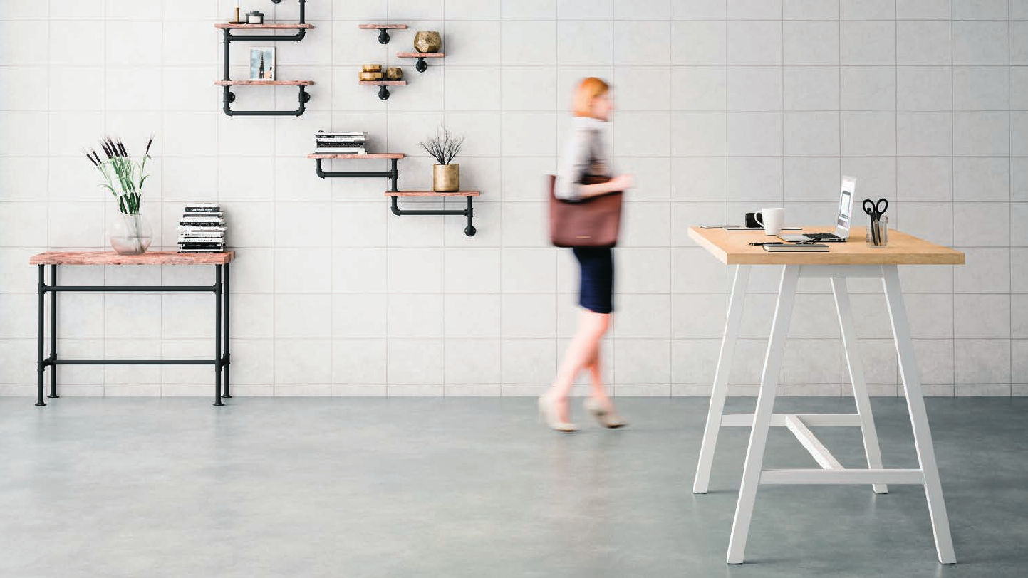 Foto: BURONOMIC Ccohesion bartafel wit