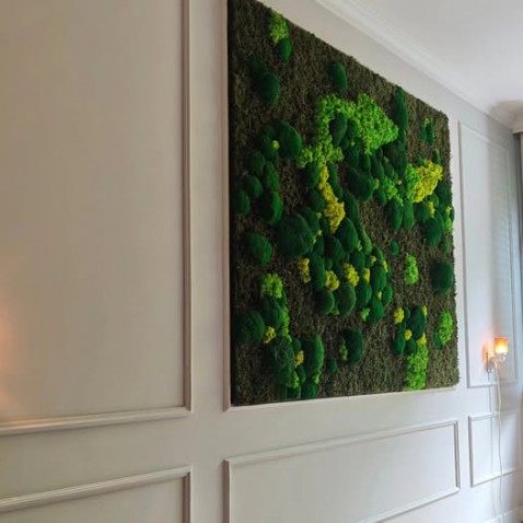 Foto : Groen als karaktermaker in een strak interieur