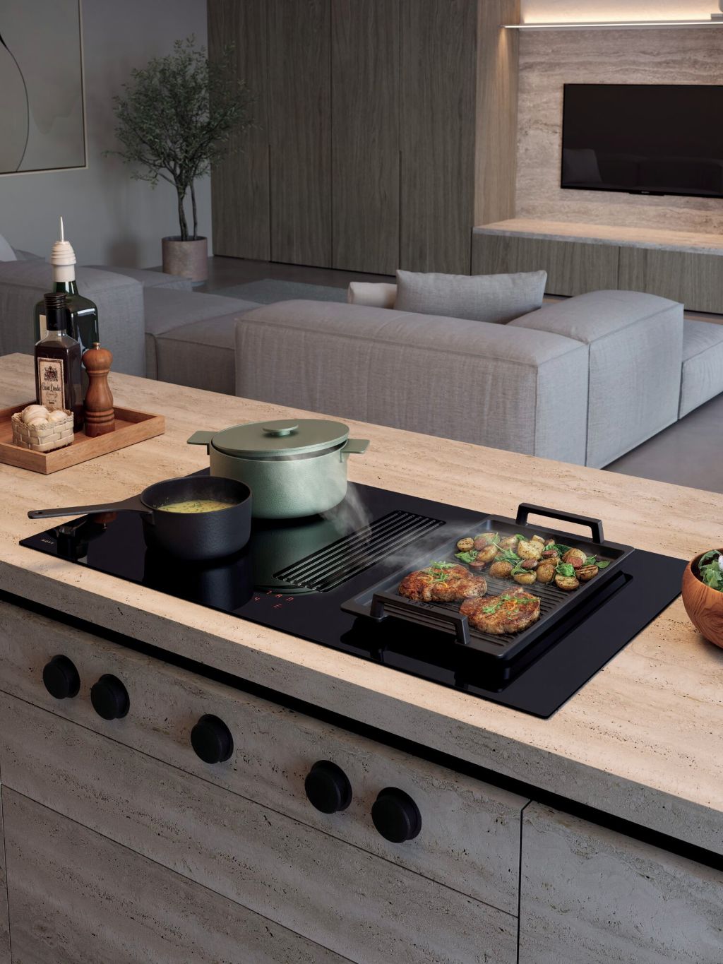 Foto: Novy Easy 90 Prestige wonen nl kookplaat