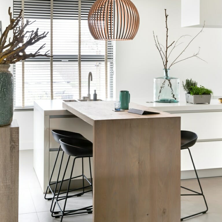 Foto: 2 Blog raamdecoratie in scandinavisch interieur
