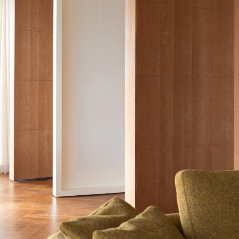 Foto: Gebruik stijlvolle raambekleding als kamerafscheiding