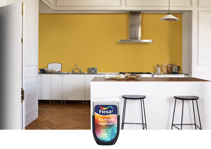 Foto : De Flexa Muurverf Kleurtester – zeker zijn van de juiste kleur