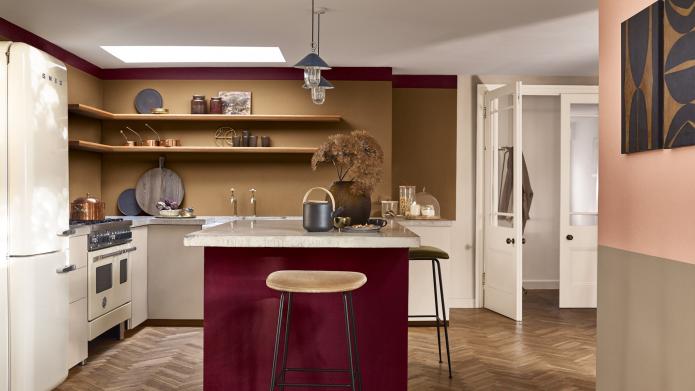 Foto: Wonennl Flexa kleur van het jaar 2019 keuken