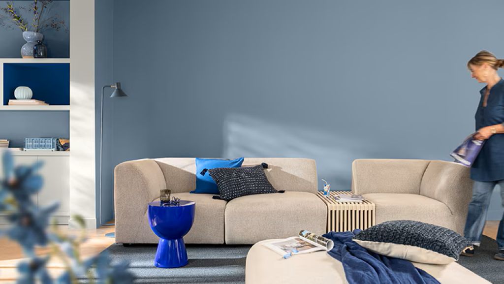 Foto : Kleurfamilie van 2026: Blauwtinten voor een Rustgevend Interieur
