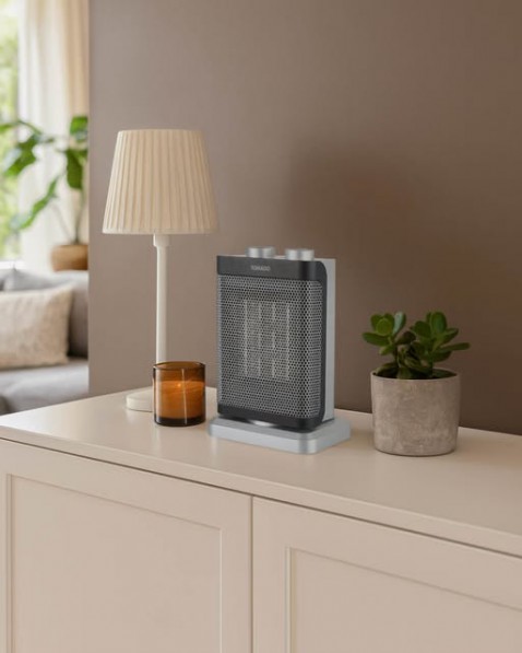 Foto : Compacte en krachtige keramische kachel van Tomado