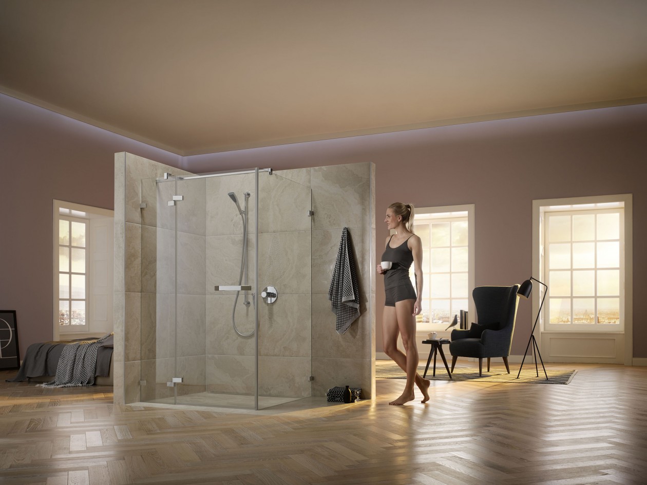 Foto: w3 Wonen.nl Kermi douchecabine TUSCA