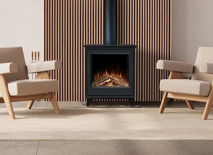 Foto : De Element4 Ignis Supreme elektrische haard: warmte zonder gedoe