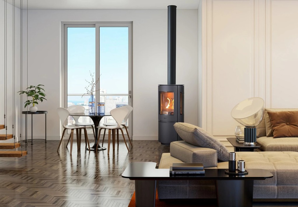 Foto : Vrijstaande gaskachels: warmte en sfeer op elke plek