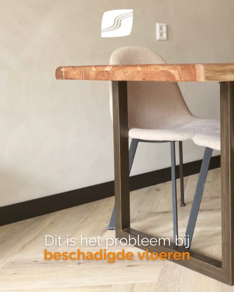 Foto : Zo voorkom je krassen onder je stoelen