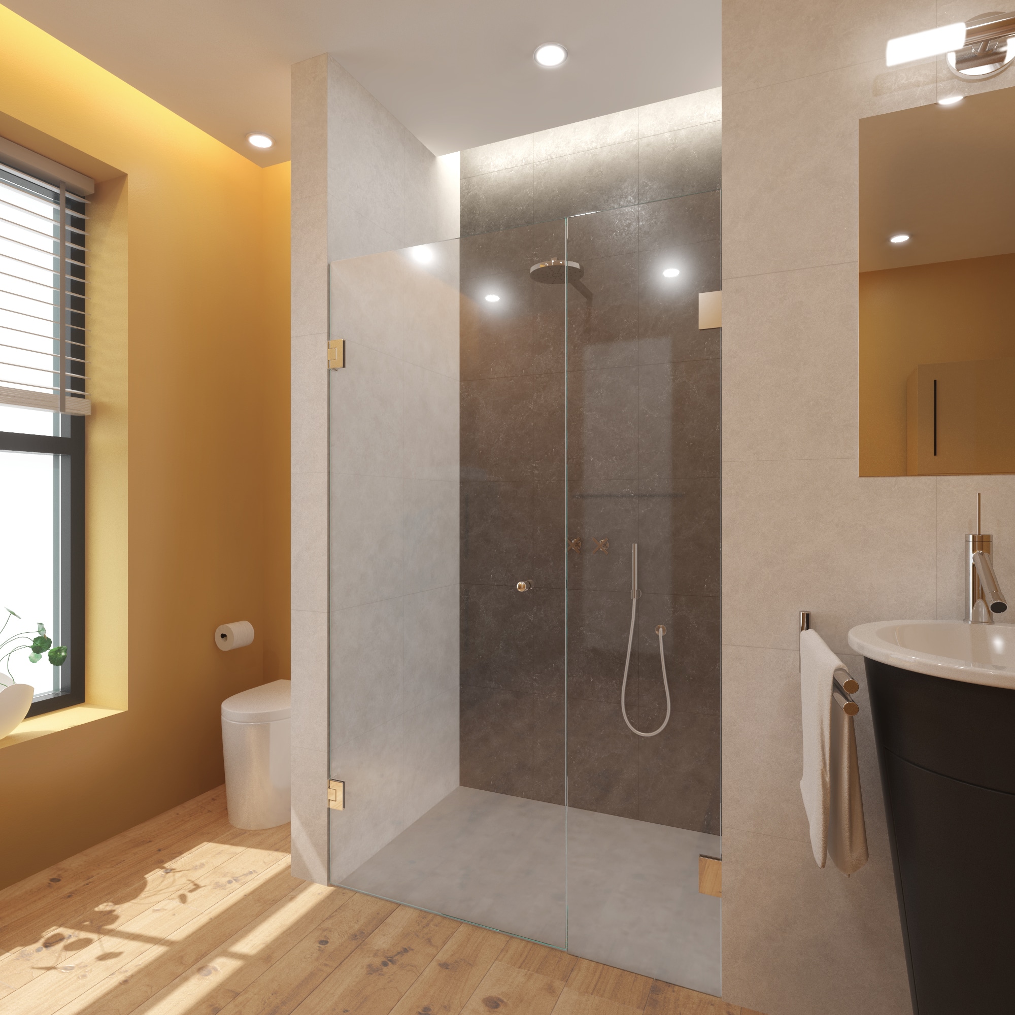 Foto: startopstelling deur zijpaneel klemmen