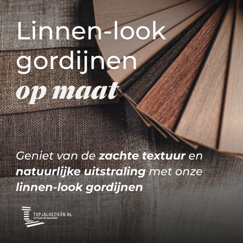 Foto : Linnen-look gordijnen op maat