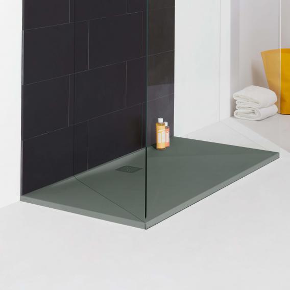Foto: laufen pro rectangular shower tray l 140 w 100 h 3 cm matt concrete grey  la h2109540790001 1