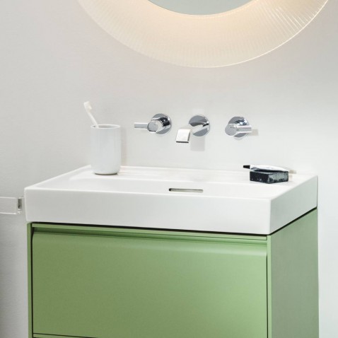 Foto : Stijlvolle en Functionele Wandbevestigde Wastafels van Laufen