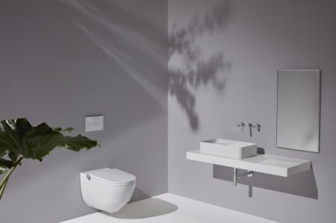 Foto : Ervaar de luxe frisheid van een LAUFEN douche wc