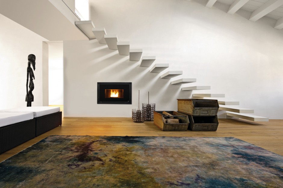 Foto: w3 MCZ Vivo panoramische inbouwhaard