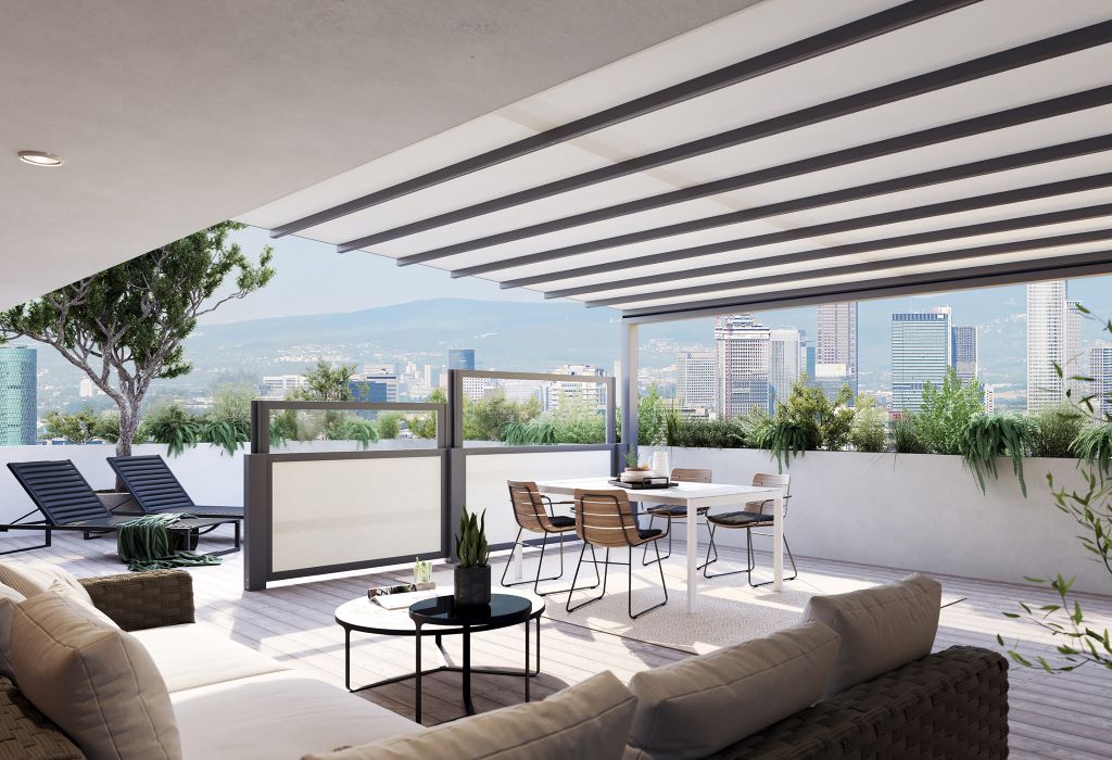 Foto : Genieten onder markilux, het hele jaar door