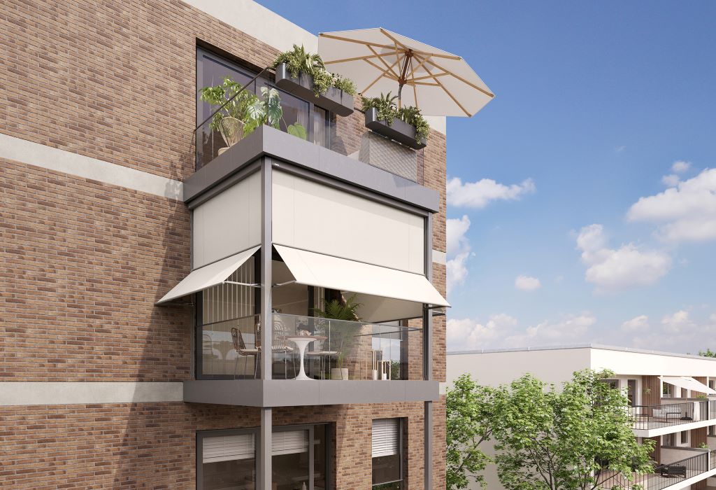 Foto: Wonennl markilux urbane Balkongestaltung 06