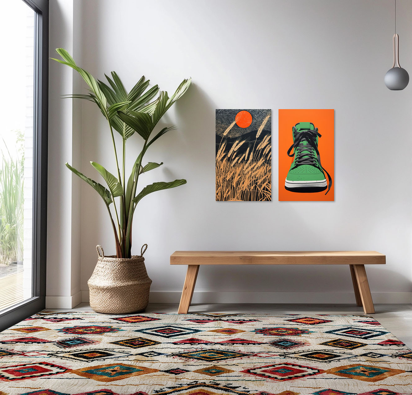 Foto:  deurmat Kelim Nomad color