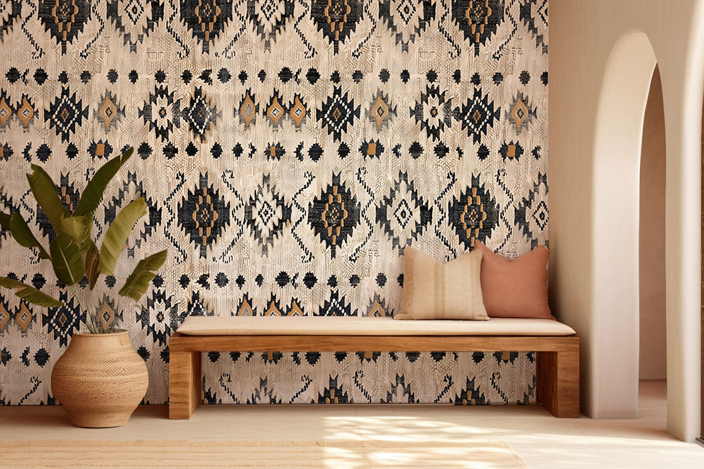 Foto: behang Nomad Light bankje 