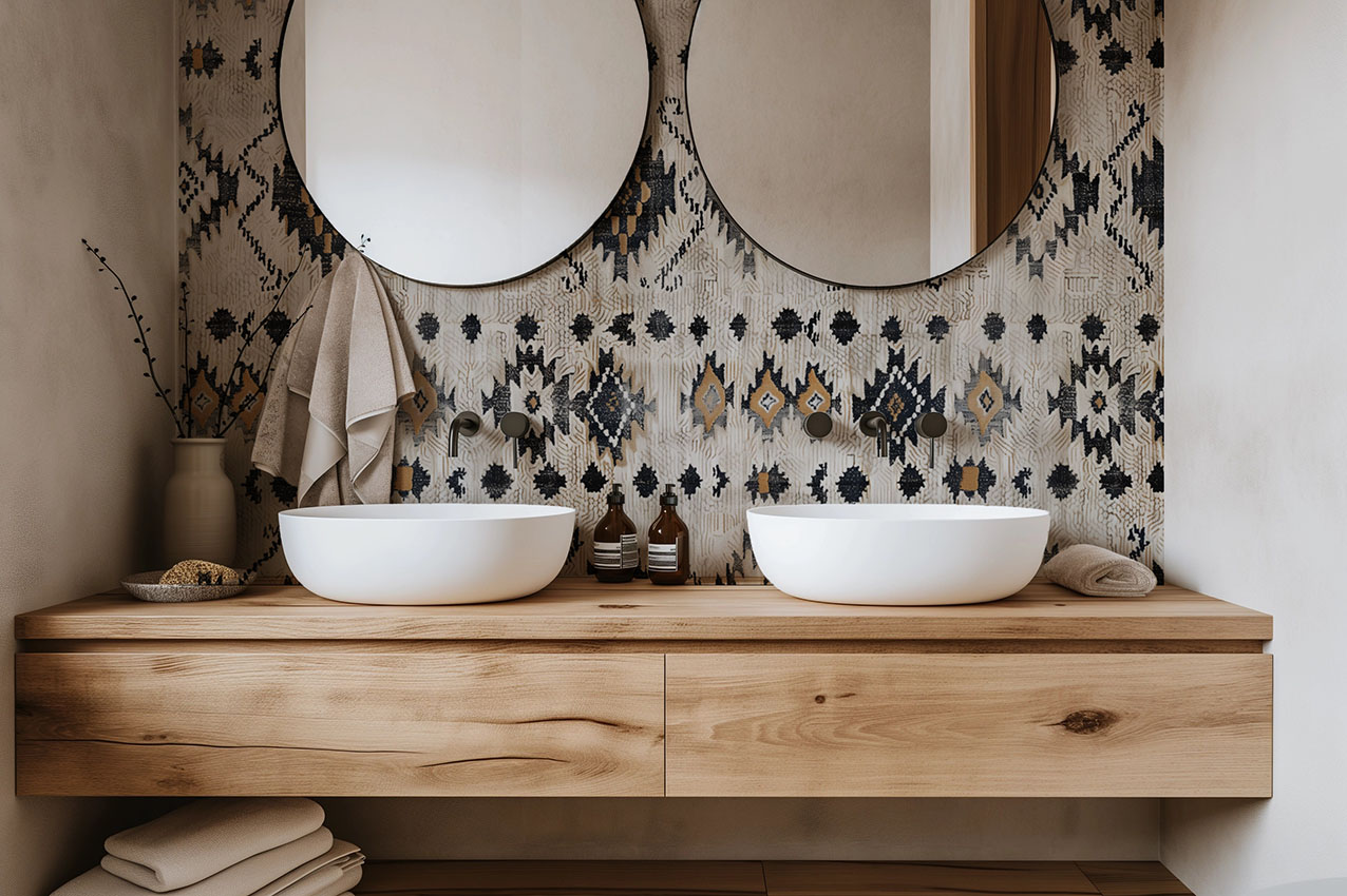 Foto: behang boho Nomad light