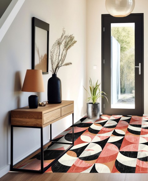 Foto : Deurmat 'Geo Blush'