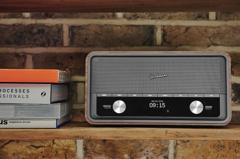 Foto : Retro radio met de modernste functies