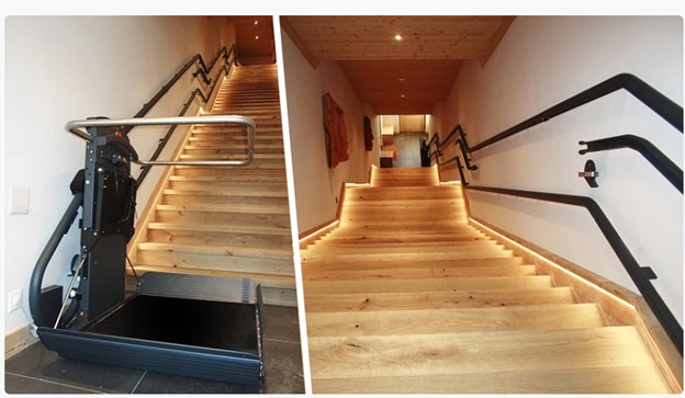 Foto: Handicare Trapliften Nederland   Liften   Plateauliften wonennl wonen nl