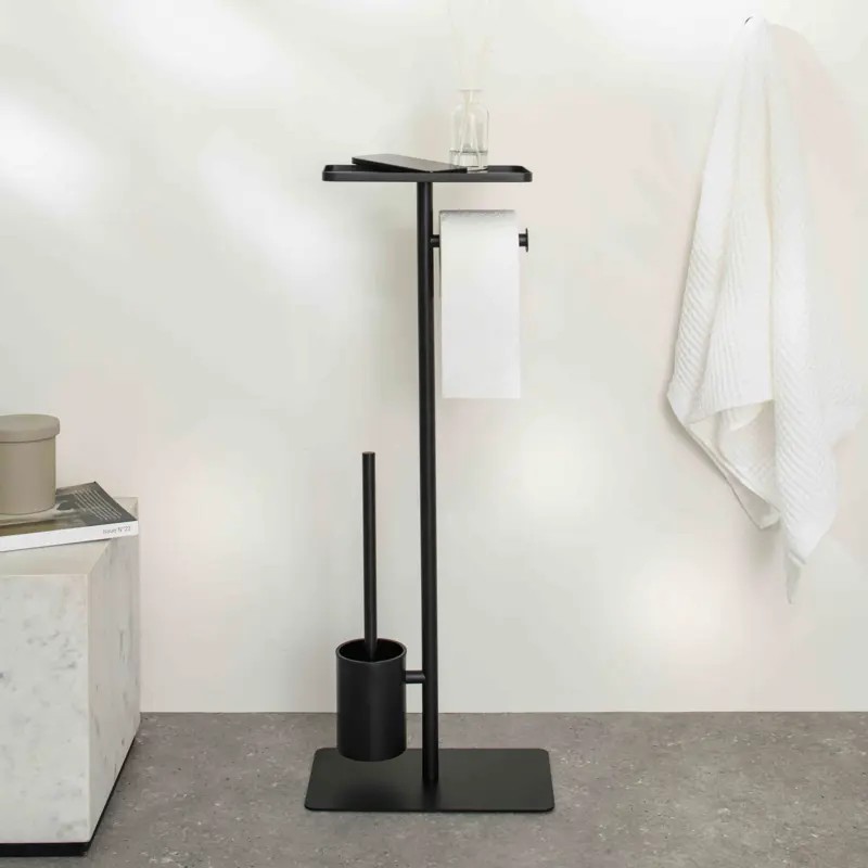 Foto : Sealskin Brix: stoere badkameraccessoires in zwart en greige