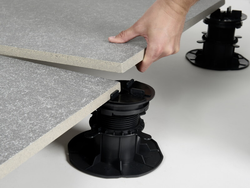 Foto: standard tegeldragers vloer ophogen  3 