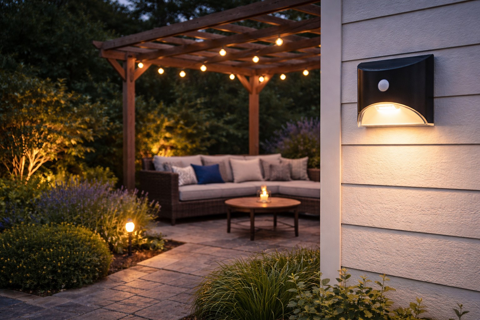 Foto : Tuinlampen installeren: zo haalt u het maximale uit uw verlichting