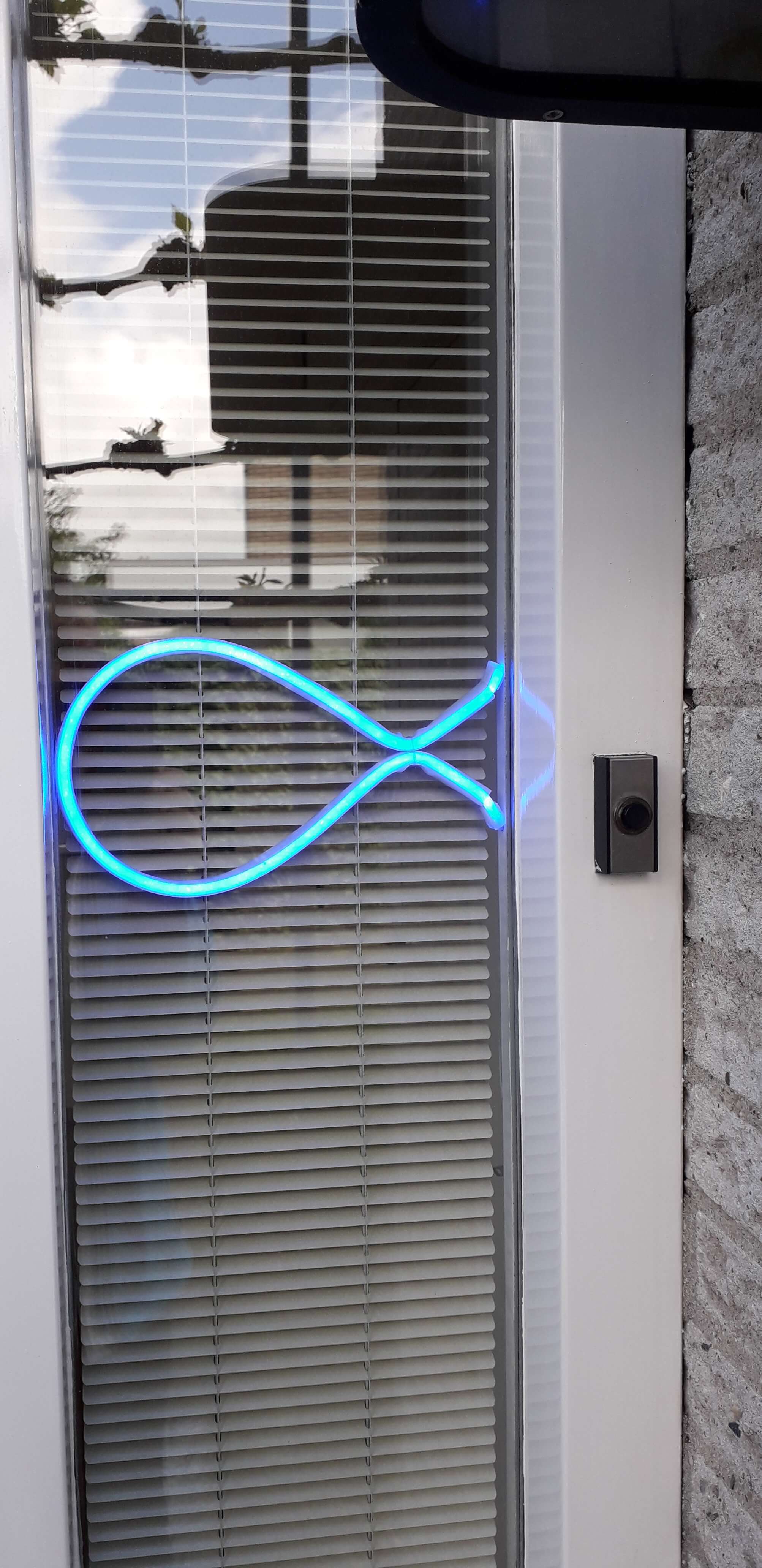 Foto: Neon led verlichting vis