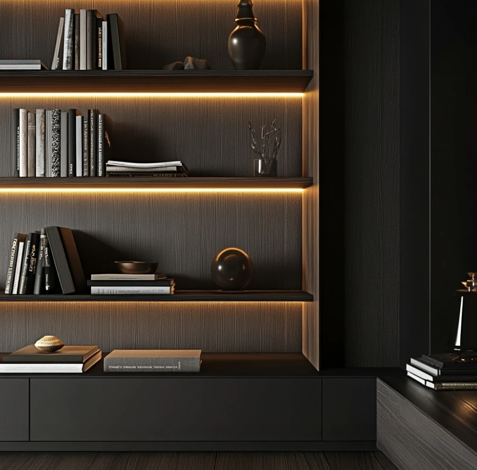 Foto : Geef uw meubels een sfeervolle upgrade met warm witte LED strips