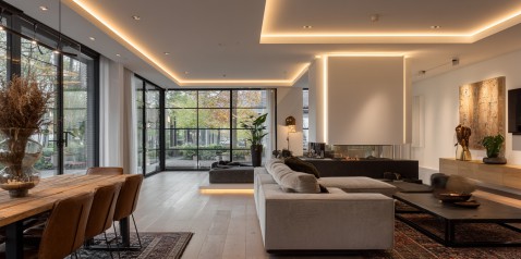 Foto : Woonkamer verlichting realiseren: zo maakt u uw lichtplan in de praktijk