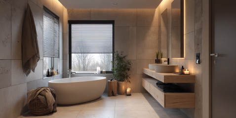 Foto : Badkamer verlichting uitgelegd: functioneel licht combineren met ontspanning