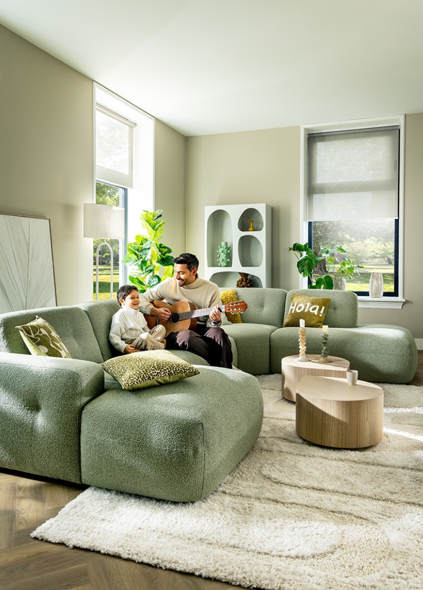 Foto: kleur woonkamer