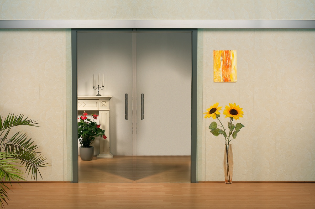 Foto: dubbele glazen schuifdeur