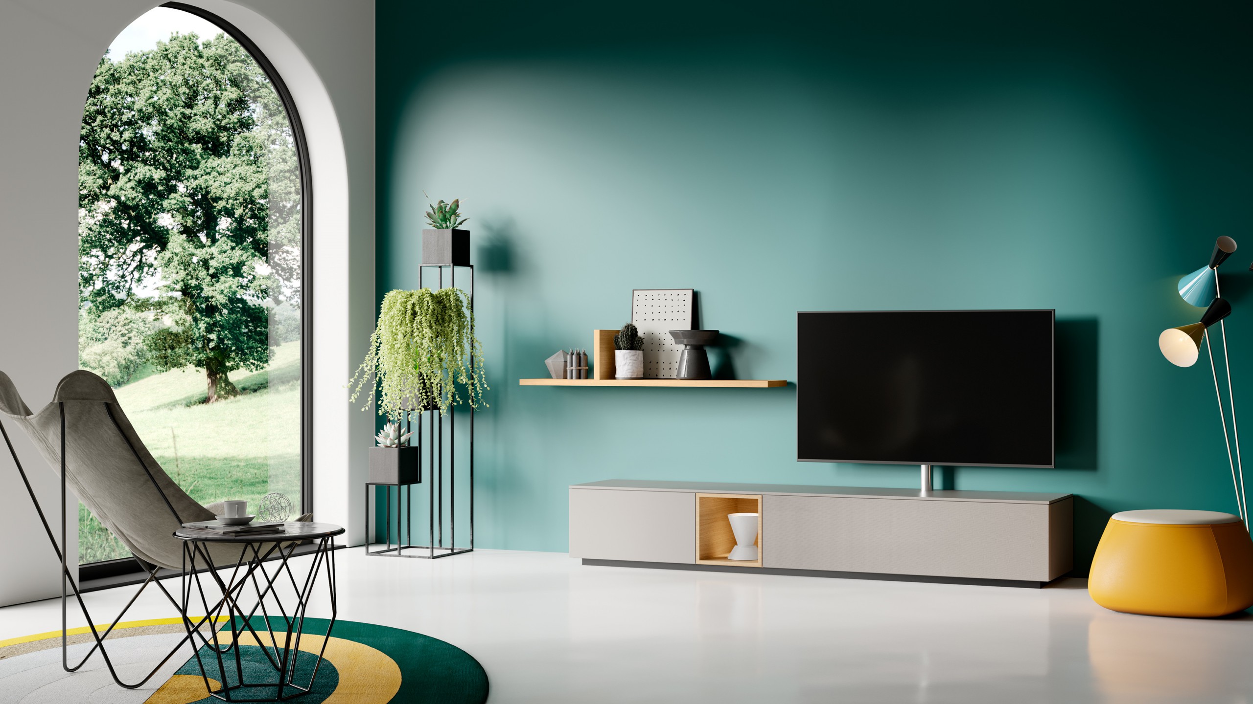 Foto: Design tv meubel van Saunaco bij Houweling Interieur 3