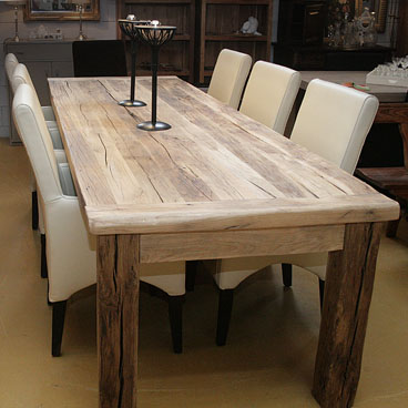 Foto: eettafel oud eiken