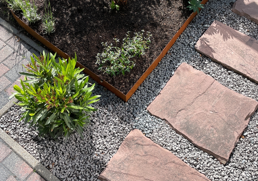 Foto: cortenstaal borderrand  2 