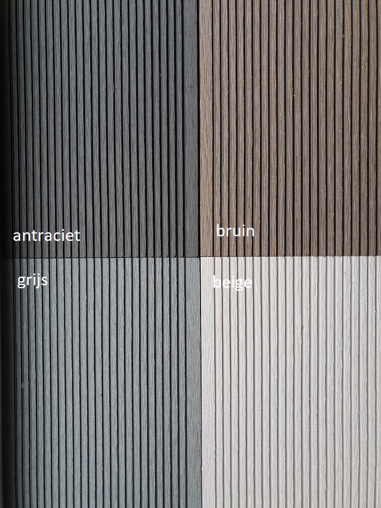 Foto: 4 x kleuren plank