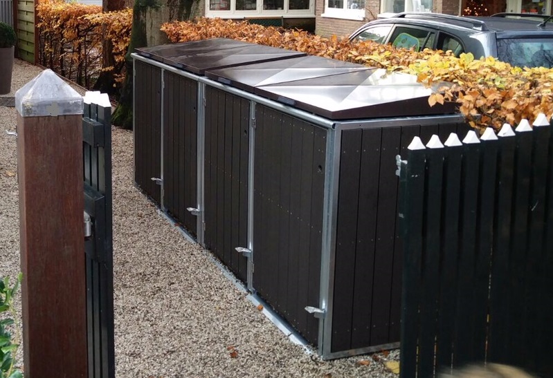 Foto: Container ombouw 3 x 60 1 x 70